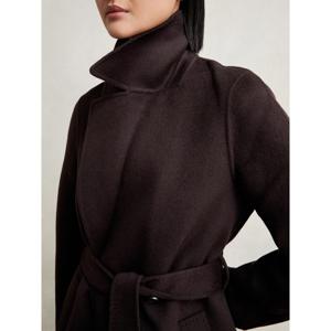 REISS Rene Double-Breasted Blindseam Coat Wool-Blend